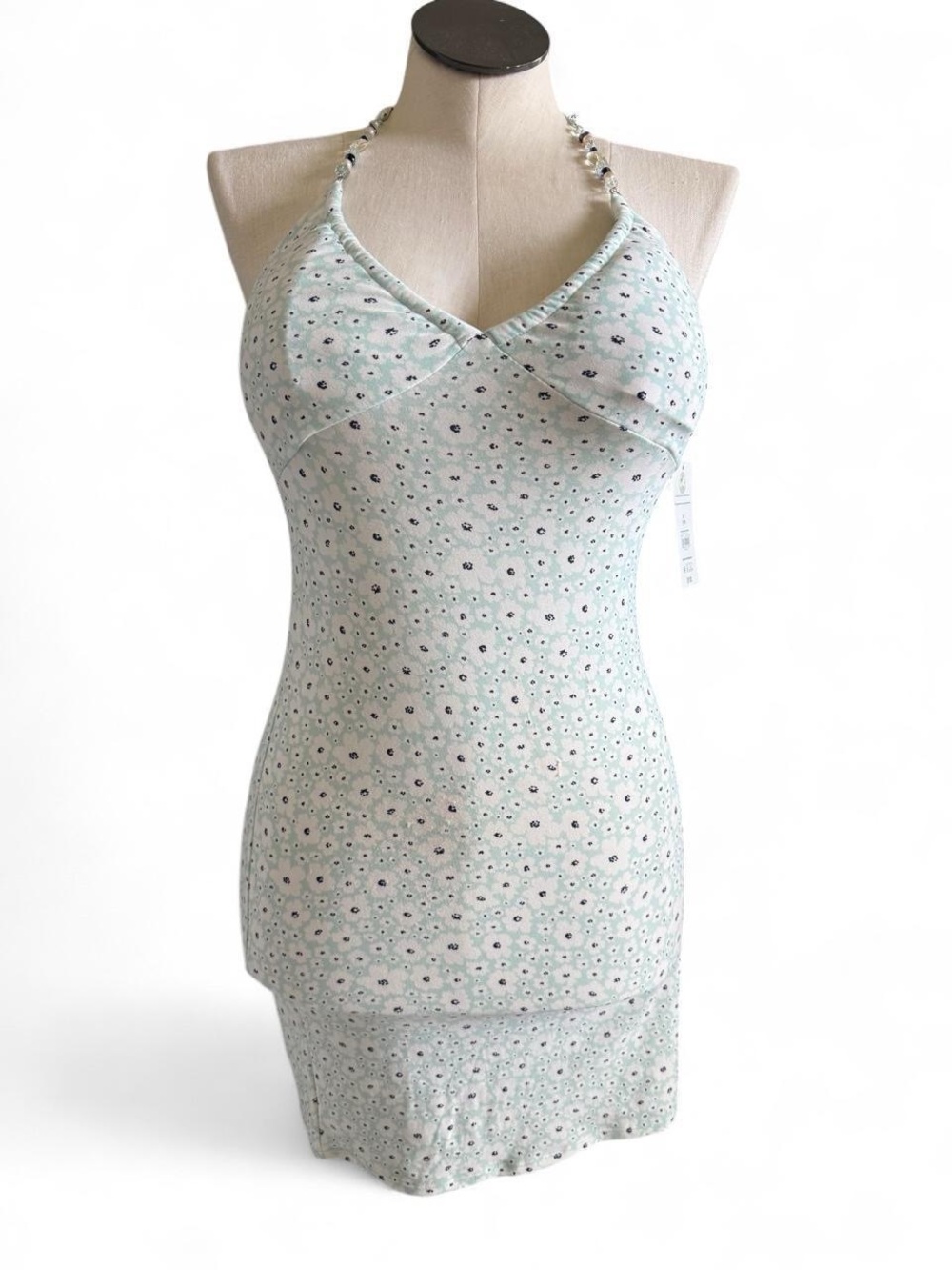 NOBO Mint Green Floral Halter Chemise